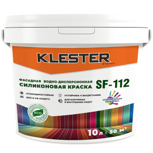 Фасадная силиконовая краска KLESTER SF-112