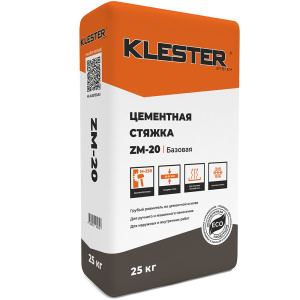 Цементная стяжка KLESTER ZM-20 | Базовая